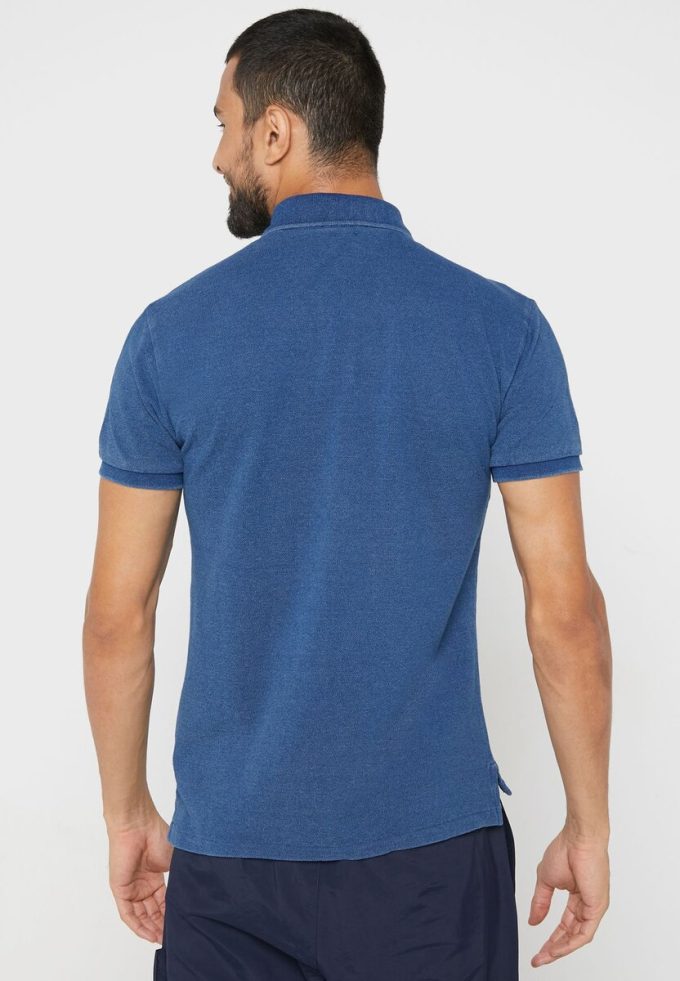Polos Ralph Lauren Essential bleus pour hommes
