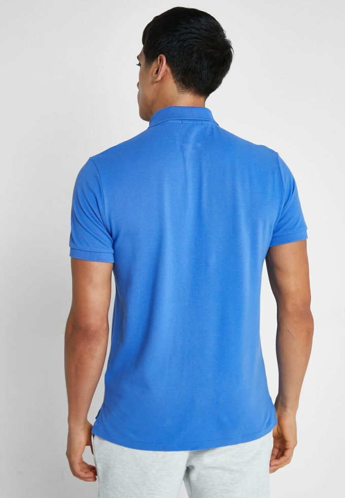 Polos Ralph Lauren Essential bleus pour hommes