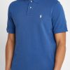 Polos Ralph Lauren Essential bleus pour hommes