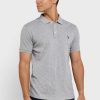 Polos Ralph Lauren Essential gris pour hommes Polos Ralph Lauren Essential gris pour hommes
