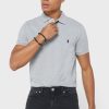 Polos Ralph Lauren Essential gris pour hommes