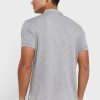 Polos Ralph Lauren Essential gris pour hommes Polos Ralph Lauren Essential gris pour hommes