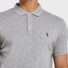 Polos Ralph Lauren Essential gris pour hommes Polos Ralph Lauren Essential gris pour hommes