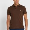 Polos Ralph Lauren Essential marron pour hommes