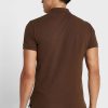 Polos Ralph Lauren Essential marron pour hommes