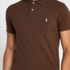 Polos Ralph Lauren Essential marron pour hommes