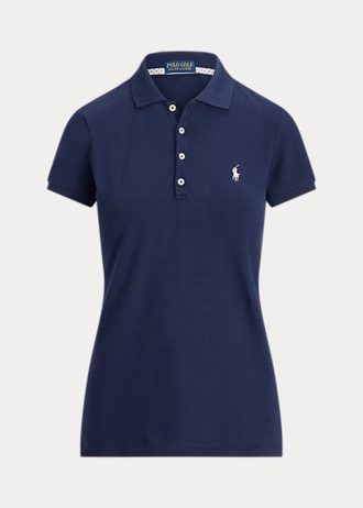 Polos Ralph Lauren Performance coupe ajustée bleu marine pour femme