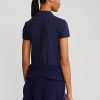 Polos Ralph Lauren Performance coupe ajustée bleu marine pour femme Polos Ralph Lauren Performance coupe ajustée bleu marine pour femme