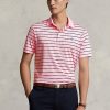 Polos Ralph Lauren Performance coupe classique roses pour hommes Polos Ralph Lauren Performance coupe classique roses pour hommes