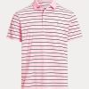 Polos Ralph Lauren Performance coupe classique roses pour hommes Polos Ralph Lauren Performance coupe classique roses pour hommes