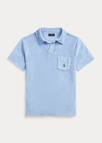 Polos Ralph Lauren Slim Fit Terry pour homme AZURE