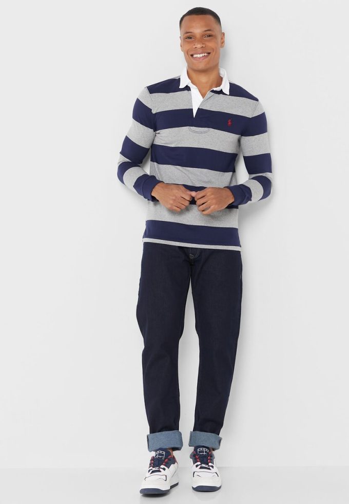 Polos rayés multicolores Ralph Lauren pour hommes Polos rayés multicolores Ralph Lauren pour hommes