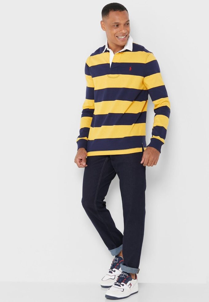 Polos rayés multicolores Ralph Lauren pour hommes Polos rayés multicolores Ralph Lauren pour hommes