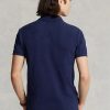 Polos slim fit en maille bleu marine Ralph Lauren pour homme Polos slim fit en maille bleu marine Ralph Lauren pour homme