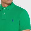 Polos verts en maille basique Ralph Lauren pour hommes Polos verts en maille basique Ralph Lauren pour hommes