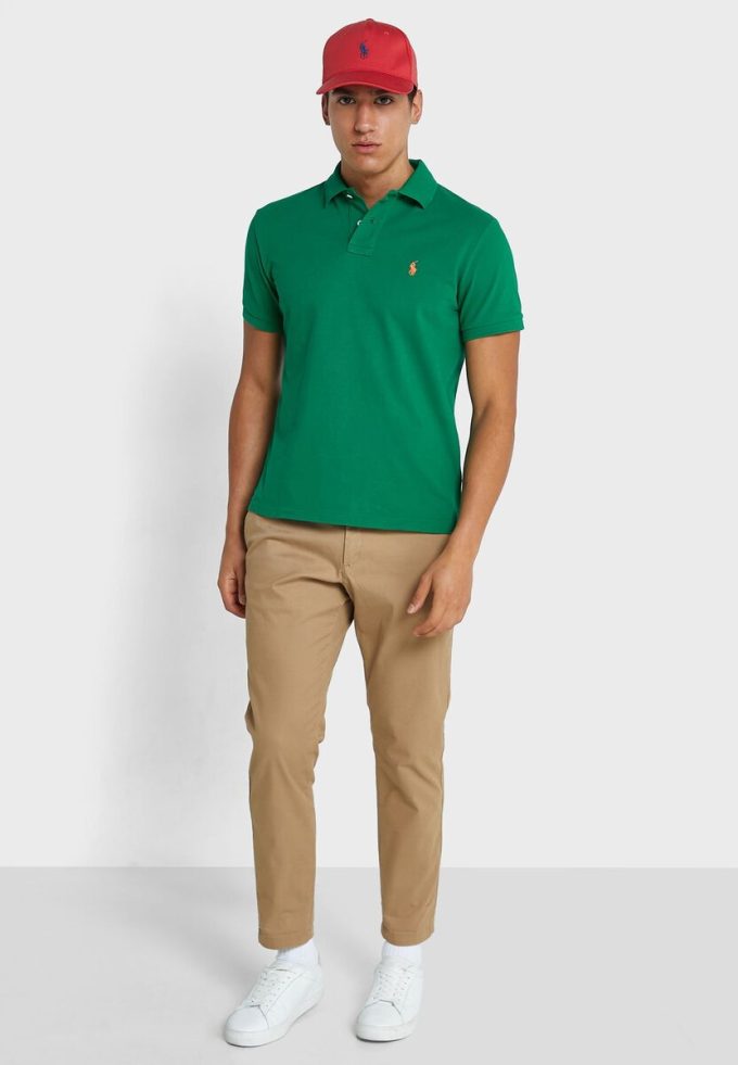 Polos verts essentiels Ralph Lauren pour hommes Polos verts essentiels Ralph Lauren pour hommes