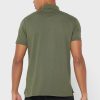 Polos verts Ralph Lauren Slim Fit personnalisés pour hommes Polos verts Ralph Lauren Slim Fit personnalisés pour hommes