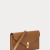Portefeuilles à chaîne en cuir pour femme Ralph Lauren Polo ID Tan Portefeuilles à chaîne en cuir pour femme Ralph Lauren Polo ID Tan