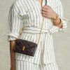 Portefeuilles à chaîne matelassée Ralph Lauren Polo ID pour femme, couleur tabac Portefeuilles à chaîne matelassée Ralph Lauren Polo ID pour femme, couleur tabac
