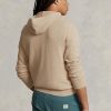 Pull à capuche beige en coton texturé Ralph Lauren pour homme