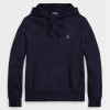 Pull à capuche en coton texturé bleu marine Ralph Lauren pour homme