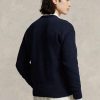 Pull ras du cou bleu marine Ralph Lauren NYC pour homme
