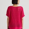 Pulls à manches courtes en maille de coton fuchsia Ralph Lauren pour femme Pulls à manches courtes en maille de coton fuchsia Ralph Lauren pour femme