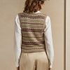 Pulls multicolores à ornements Fair Isle Ralph Lauren pour femmes Pulls multicolores à ornements Fair Isle Ralph Lauren pour femmes