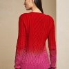 Pulls rouges en maille torsadée pour femme Ralph Lauren pour le Nouvel An lunaire Pulls rouges en maille torsadée pour femme Ralph Lauren pour le Nouvel An lunaire