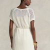 Pulls tuniques en laine mérinos à mailles ouvertes Ralph Lauren crème pour femme Pulls tuniques en laine mérinos à mailles ouvertes Ralph Lauren crème pour femme