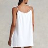 Robe blanche Ralph Lauren Terry à épaules nouées Robe blanche Ralph Lauren Terry à épaules nouées