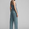 Robe-combinaison bleue en jersey teint en pièce Ralph Lauren pour femme