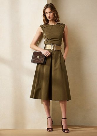Robe de jour en coton Olive Omeria Ralph Lauren pour femme Robe de jour en coton Olive Omeria Ralph Lauren pour femme