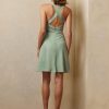 Robe de jour sans manches en jersey vert Ralph Lauren Haddington pour femme Robe de jour sans manches en jersey vert Ralph Lauren Haddington pour femme