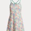 Robe dos nageur en jersey fleuri multicolore Ralph Lauren pour femme Robe dos nageur en jersey fleuri multicolore Ralph Lauren pour femme
