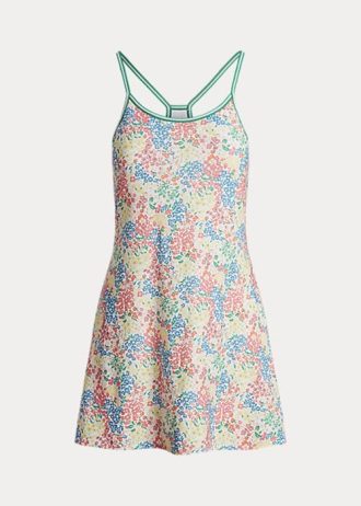 Robe dos nageur en jersey fleuri multicolore Ralph Lauren pour femme