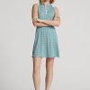 Robe en jersey à empiècements graphiques Ralph Lauren verte pour femme Robe en jersey à empiècements graphiques Ralph Lauren verte pour femme