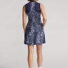 Robe en jersey à imprimé bandana bleu marine Ralph Lauren pour femme Robe en jersey à imprimé bandana bleu marine Ralph Lauren pour femme