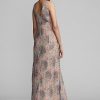 Robe en mousseline de soie froissée à fleurs multicolore/marron Ralph Lauren pour femme Robe en mousseline de soie froissée à fleurs multicolore/marron Ralph Lauren pour femme