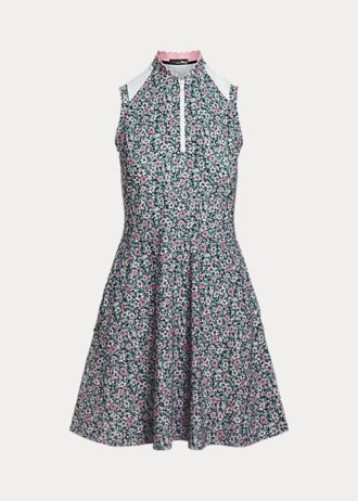 Robe hybride en maille et jersey à fleurs Ralph Lauren pour femme