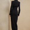 Robe noire en cady de soie Kristian Ralph Lauren pour femme Robe noire en cady de soie Kristian Ralph Lauren pour femme