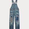 Robe salopette en jean réparée Ralph Lauren pour femme Robe salopette en jean réparée Ralph Lauren pour femme