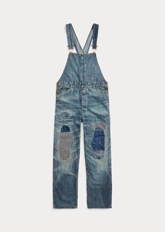 Robe salopette en jean réparée Ralph Lauren pour femme