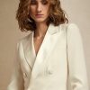 Robe smoking en soie Kristian de Ralph Lauren pour femme, couleur crème Robe smoking en soie Kristian de Ralph Lauren pour femme, couleur crème