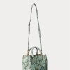 Sac cartable Marcy taille moyenne turquoise en simili-peau de serpent Ralph Lauren pour femme Sac cartable Marcy taille moyenne turquoise en simili-peau de serpent Ralph Lauren pour femme