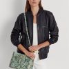 Sac cartable Marcy taille moyenne turquoise en simili-peau de serpent Ralph Lauren pour femme Sac cartable Marcy taille moyenne turquoise en simili-peau de serpent Ralph Lauren pour femme
