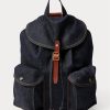 Sac à dos en jean Ralph Lauren True Indigo pour femme
