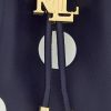 Sac à main Andie moyen à pois Ralph Lauren bleu marine/vanille raffiné pour femme Sac à main Andie moyen à pois Ralph Lauren bleu marine/vanille raffiné pour femme