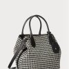 Sac à main Bellport noir à motif pied-de-poule pour femme Ralph Lauren Sac à main Bellport noir à motif pied-de-poule pour femme Ralph Lauren