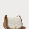 Sac à main blanc en crochet Polo Id Ralph Lauren pour femme